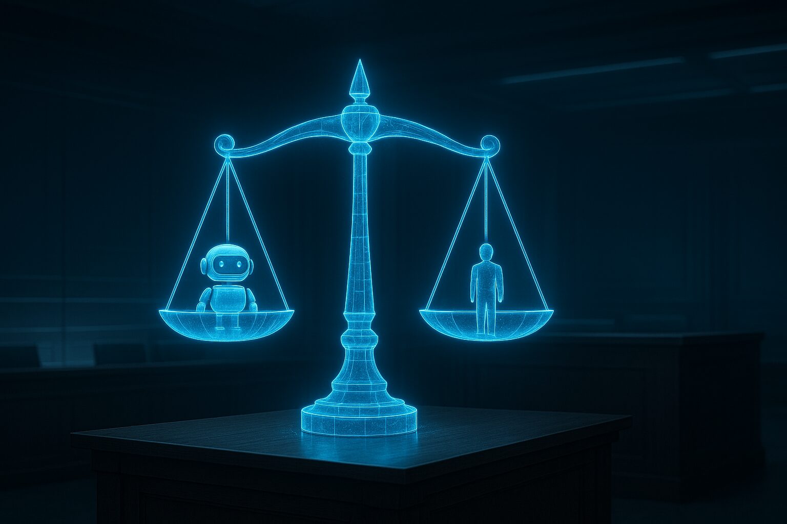 “Justice Is Blind… But AI Just Read the Fine Print”