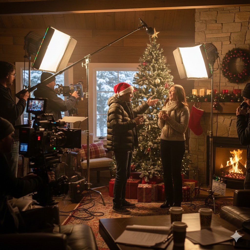 HolidAIz in a Small Town: Behind the Scenes at a Hallmark Christmas Movie